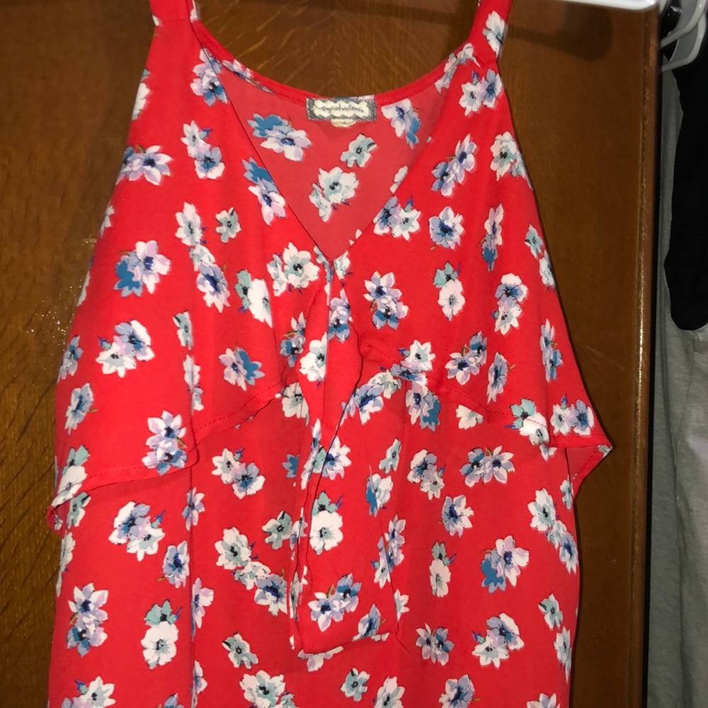 Red Flower shirt